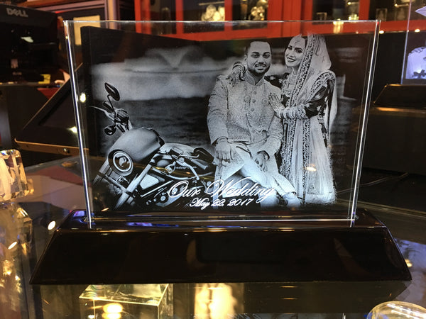 2D Custom Flat Crystal Portrait