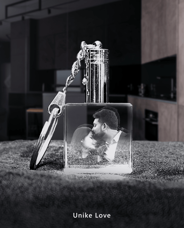 Personalized Crystal Keyring | Square Shape | Keychain |
