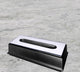 Large Long LED Light Plastic Base | Black Finish