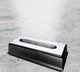 Large Long LED Light Plastic Base | Black Finish