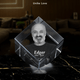 3D Photo Crystal Diamond | Laser Engraved | Personalized | Sorprise Everyone | Customized | Premium Gift for Everyone