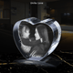 3D Photo Crystal Heart | Personalized Artwork | Best Friend Birthday Gift | Custom Friendship Gift | Everlasting Luxury | Bestie Gift