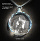 Personalized Circular Crystal Necklace | Chain and Pendant |