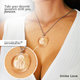 Personalized Oval Crystal Necklace | Luxury Detail | Chain and Pendant |