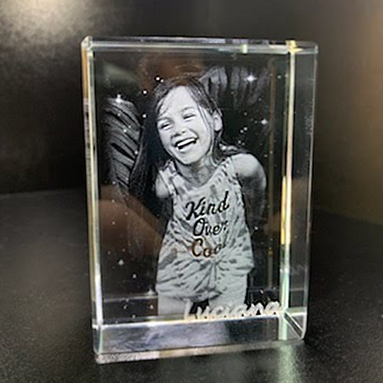 Personalized Crystal Paperweight Vertical| Luxury Gift Award | High Quality Finish