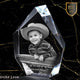 Newborns Gift | 3D Photo Crystal Prestige | Personalized Laser Engraving.