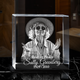 The perfect Gift! | 3D Laser Crystal Premium Square | Personalized Engraving | Custom Photo Laser Etched Gift