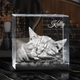 The perfect Gift! | 3D Laser Crystal Premium Square | Personalized Engraving | Custom Photo Laser Etched Gift