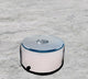Small Round Light Base (Rotating) - Silver Finish