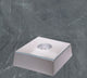 Square Light Base - Silver Finish