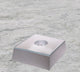 Square Light Base - Silver Finish