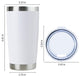 Personalized Tumbler with Engraved