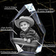 Newborns Gift | 3D Photo Crystal Prestige | Personalized Laser Engraving.