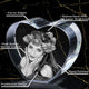 Graduation Gift | Cheers | You made it | 3D Photo Crystal Heart | Personalized Laser Engraving.