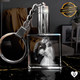 Personalized Crystal Keyring | Square Shape | Keychain |