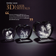 3D Photo Crystal Heart | Personalized Artwork | Best Friend Birthday Gift | Custom Friendship Gift | Everlasting Luxury | Bestie Gift